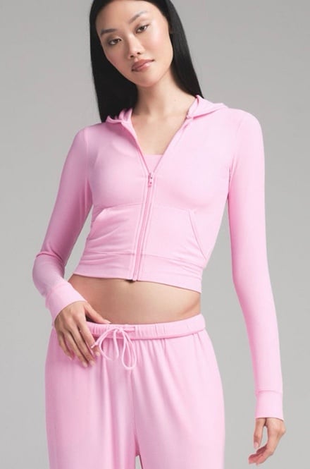 Skims Soft Lounge Zip Up Hoodie