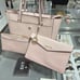 Michael Kors MK Maisie Large Pebbled Leather 3-in-1 Tote Bag Dark Powder Blush