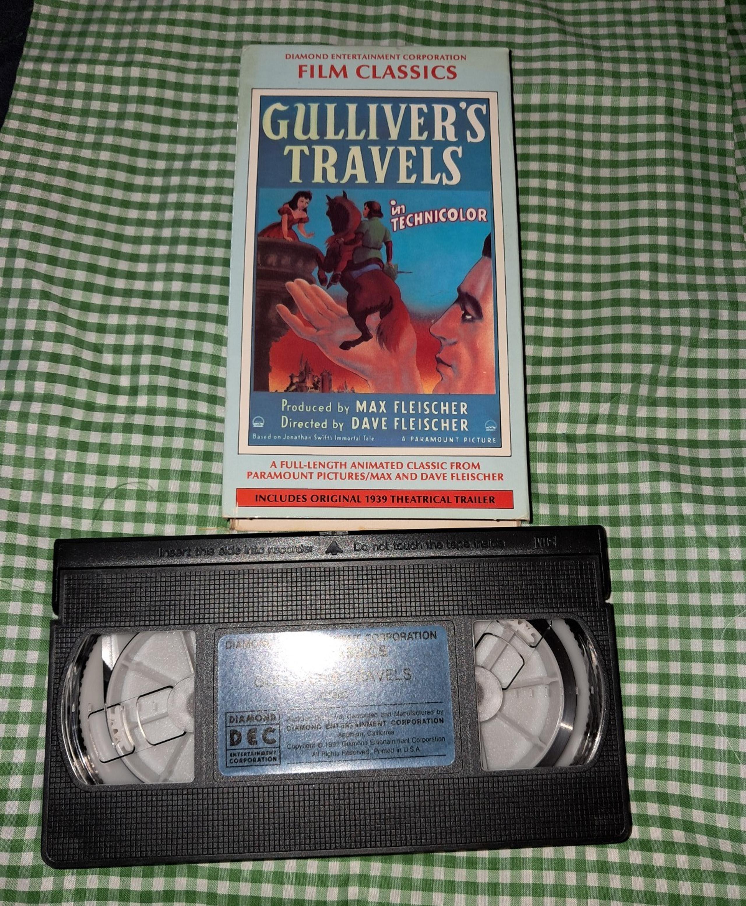 1992 Gullivers Travels in technicolor VHS