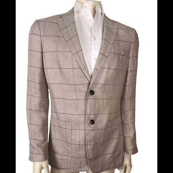 NWT Tasso Elba Linen Sport Coat, Size Medium