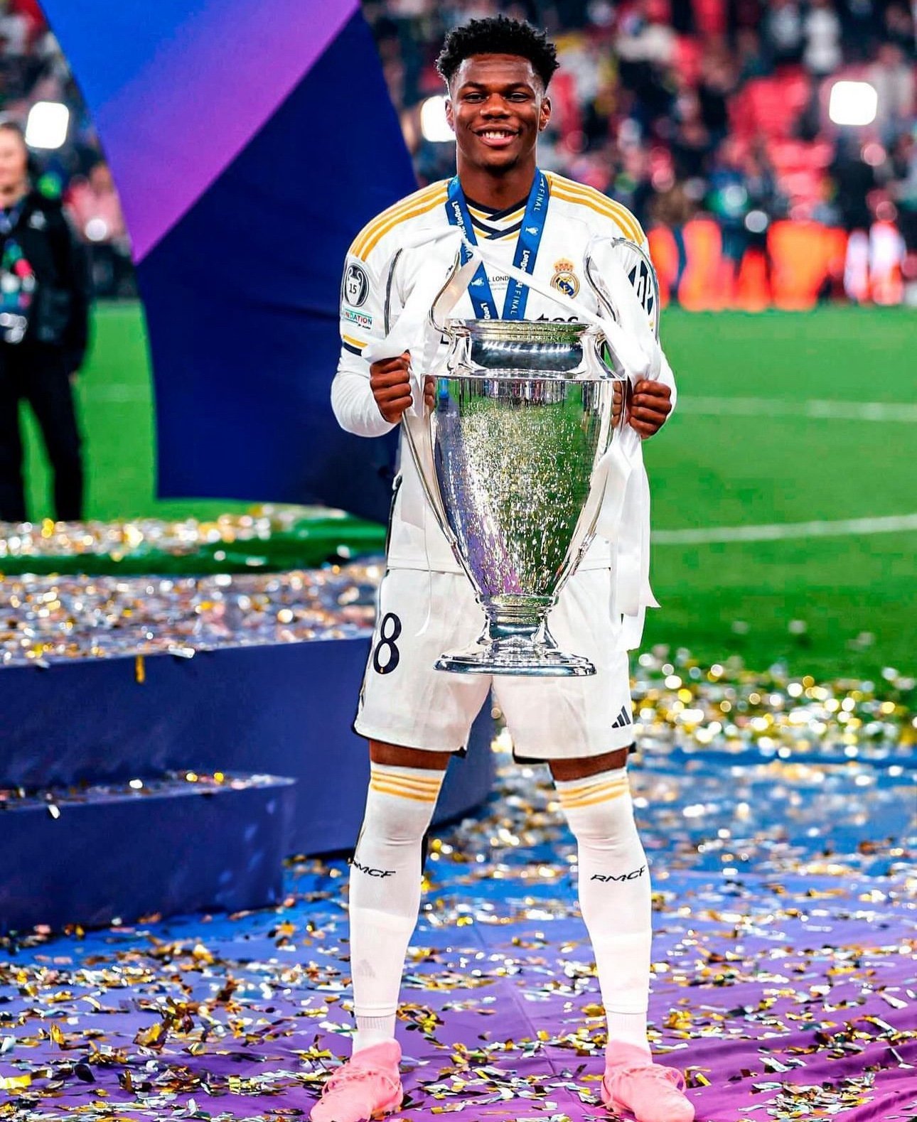 Tchouaméni 18 Real Madrid 2024 Adidas UEFA UCL Final vs Dortmund