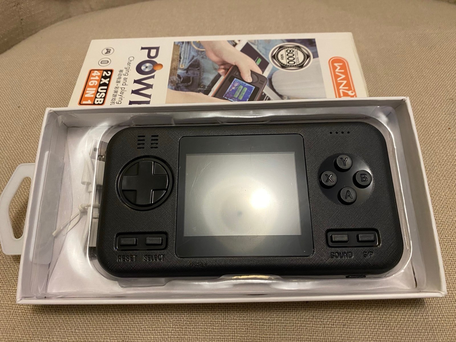 Gaming Power Bank. 2 in 1. Have 416 games.
