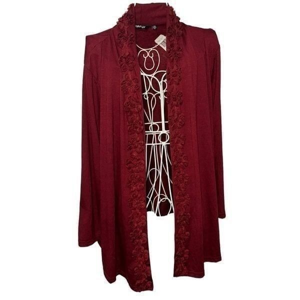 NEW WITH TAGS NWT - KRAZY KAT Women's Open Cardigan Lightweight JACKET Cover up