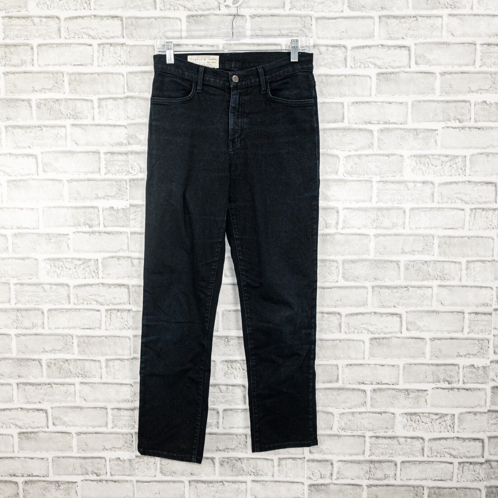 IMOGENE + WILLIE Women's Imogene Slim Denim Jeans in Black Washed 28R