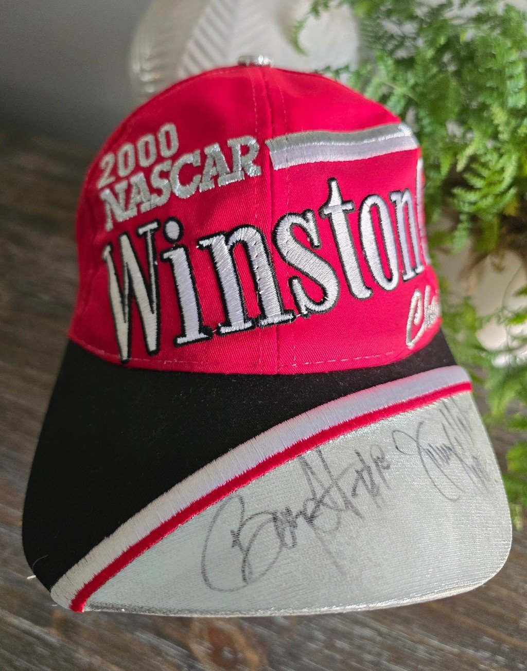 Bobby Labonte, Jimmy Maker signed 2000 Nascar Championship Hat