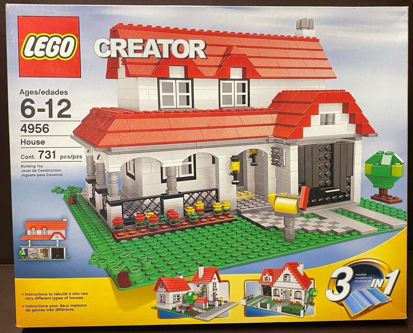 LEGO Creator House 3-in-1 Retired 4956 Released in 2007