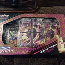 Pokemon TCG V-UnionPremium Collection Crown Zenith Morpeko Cards