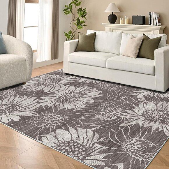 NEW 8x10 Large Area Rugs for Living Room,Non Slip Vintage Rug