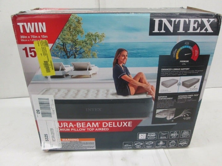 INTEX 15 TWIN DURA-BEAM DELUXE PREMIUM