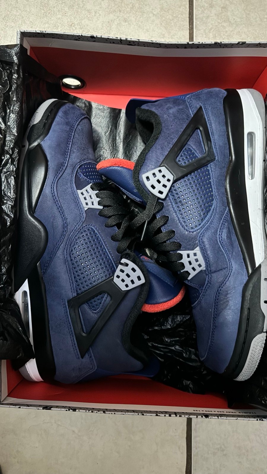 Nike Air Jordan 4 Winter Loyal Blue Size 11.5