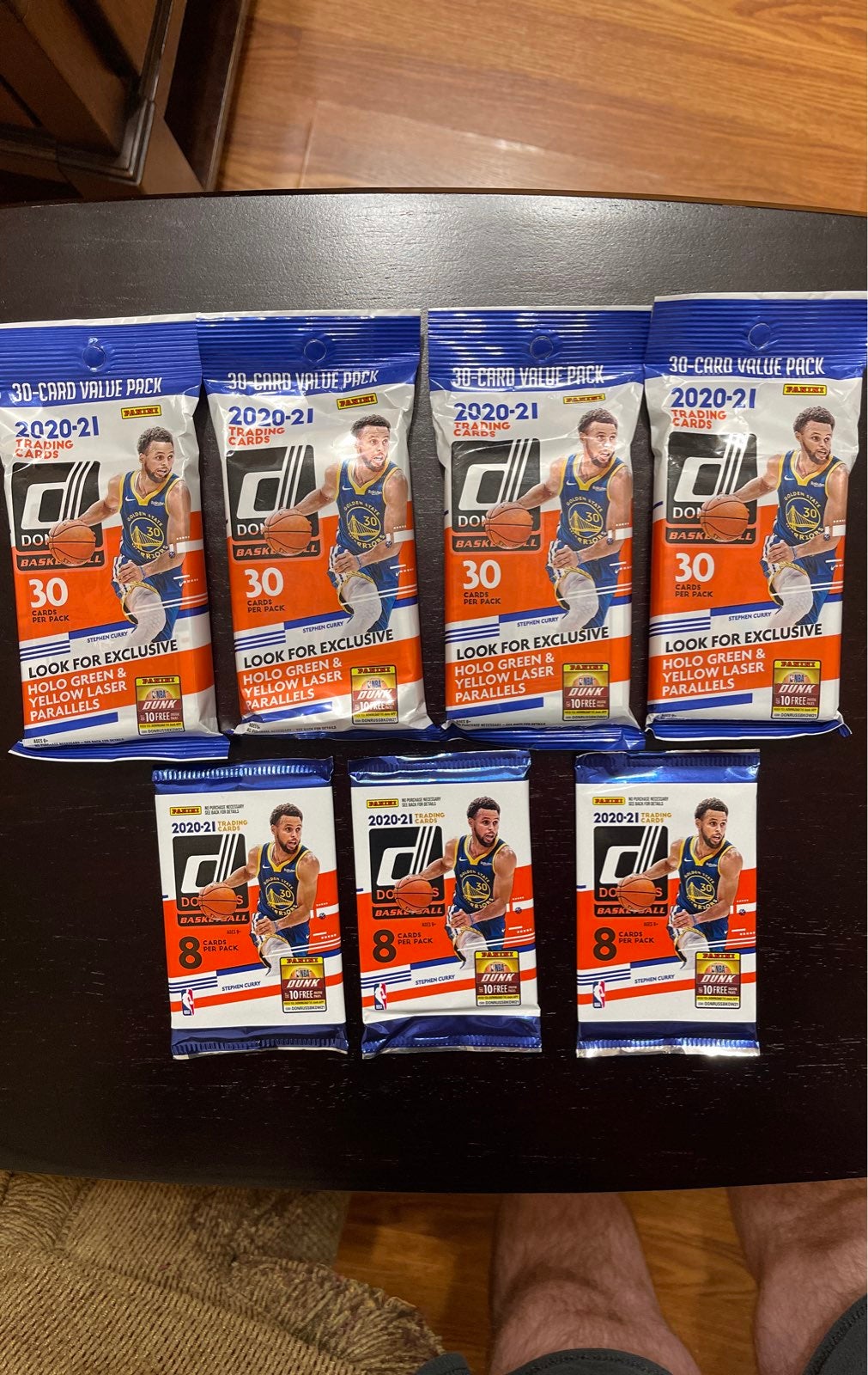 4 Panini Donruss 2020-21 NBA Value Packs