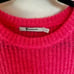 Alexander Wang hot pink sweater