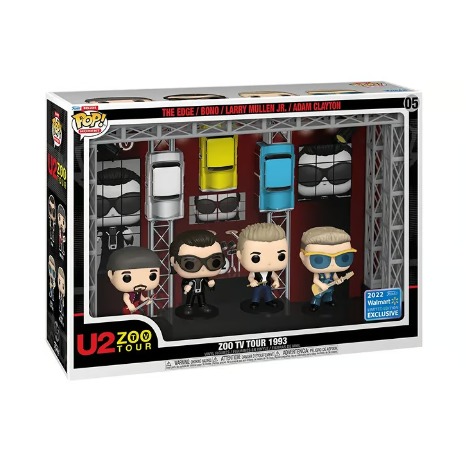 Funko Pop! Moment Deluxe U2's Zoo TV Tour 1993 ~ Sold Out Exclusive ~ Brand New!