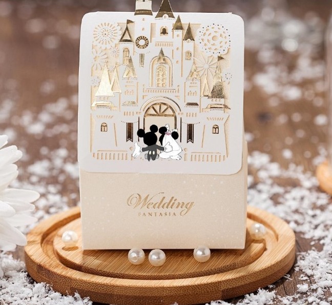 Disney Mickey & Minnie wedding candy gift favor boxes 50ct