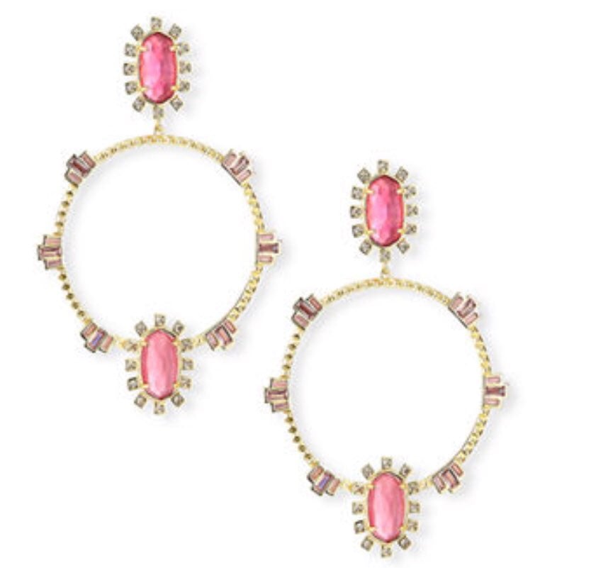 Kendra Scott Hoop Charm Earrings