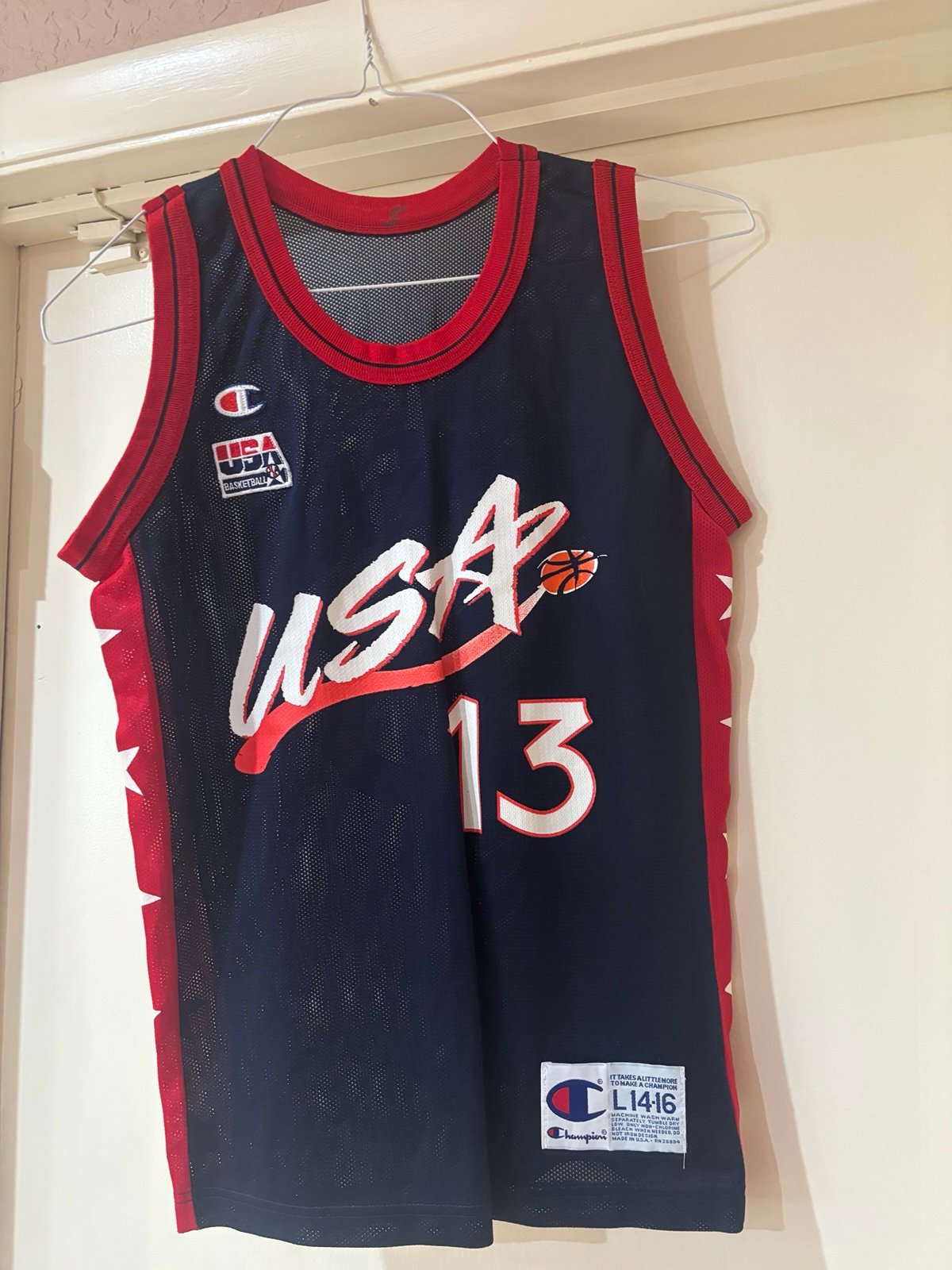 Shaq Champion team USA jersey