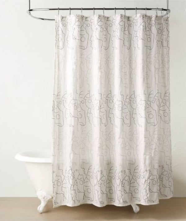 In This Together Shower Curtain White - Opalhouse™ designed with Jungalow