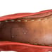 Tieks ballerina flats orange leather womens size 9 slip on ballet shoes