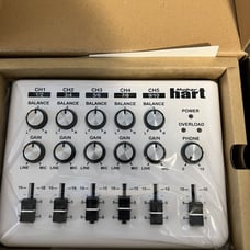 Maker hart Loop Mixer 5-channel stereo audio mixer (simple, white) Brand New