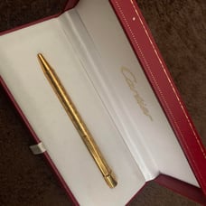 Cartier Gold Ballpoint Pen with Dedicated Case