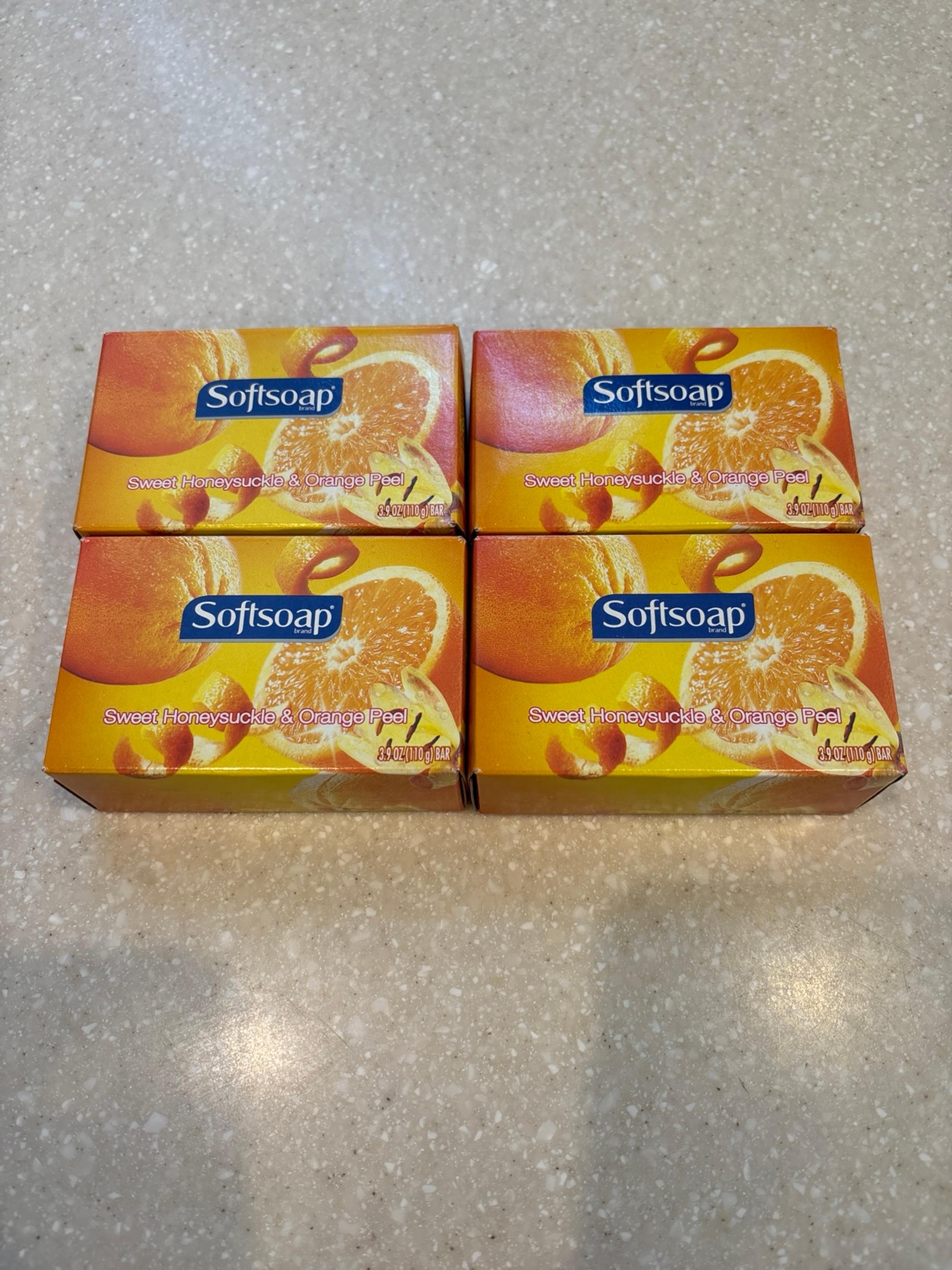 Softsoap Bar Soap, Sweet Honeysuckle and Orange Peel