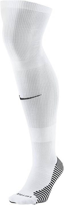 Nike Matchfit Soccer Socks Knee High White Youth 3Y-5Y Women 4-6 New!