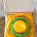 jade bracelet in case nice condition asian
