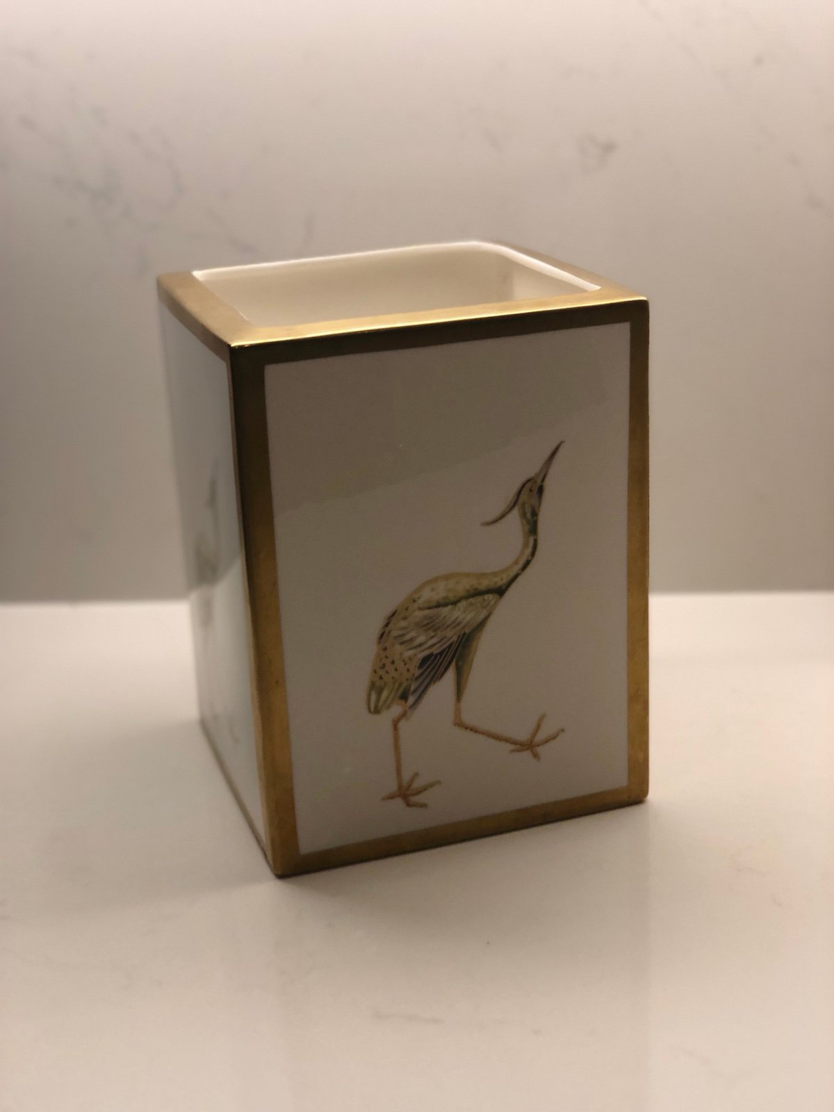 Vintage Villeroy & Boch 1748 Birds Fine China Large Vase