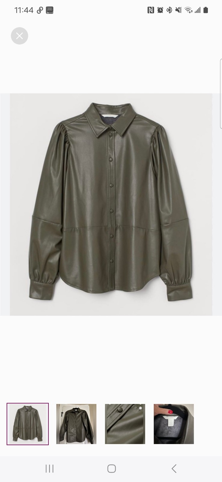 H&M Olive Green Top Size XS