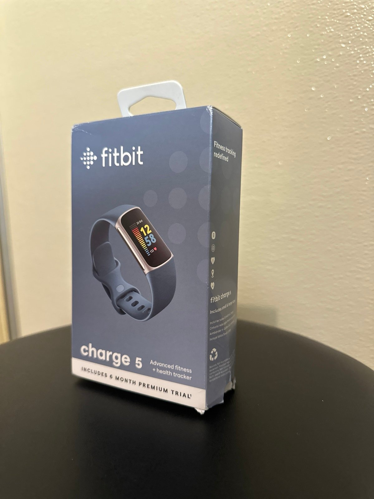 Fitbit Charge 5 Advanced Fitness Health Tracker, Steel Blue