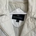 Bermams White vintage leather fringe jacket