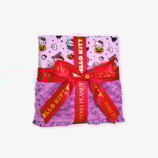 Hello Kitty Monsters Minky Ruffled Luxette Patoo Blanket