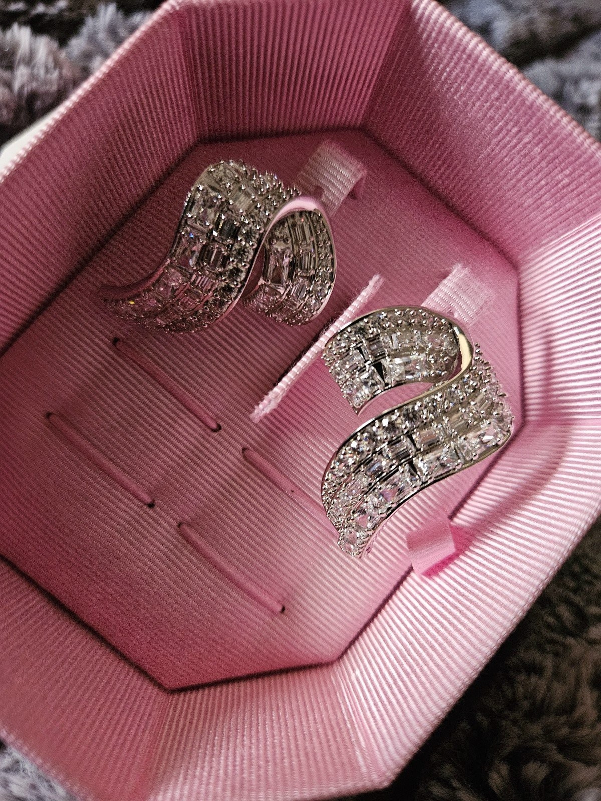 Swarovski Hyperbola Crystal- Embellished Earrings
