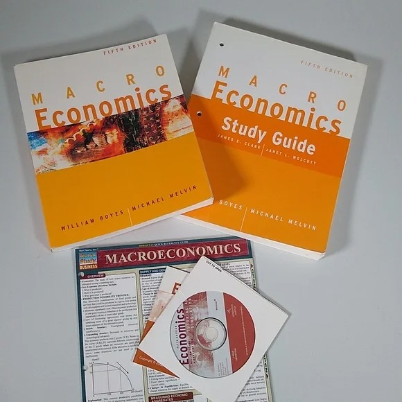 Macroeconomics Textbook and Study Guide Boyes Melvin Fifth Edition