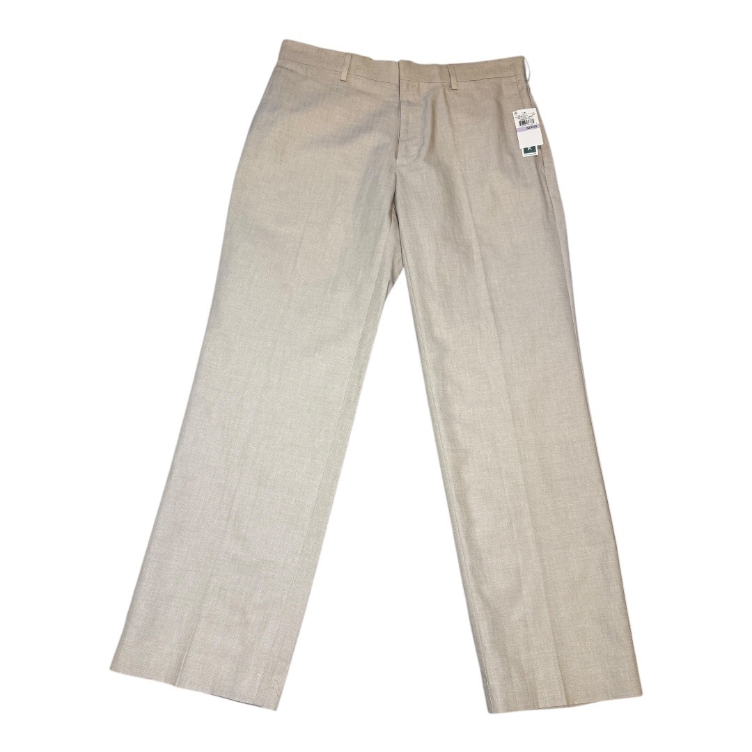 NEW Cubavera Linen Blend Dress Pants Natural Beige Essentials 32x30 NWT