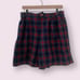 Vintage Plaid Checker Hipster Hippie Artsy Art Boho Bohemian School Work Shorts