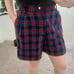 Vintage Plaid Checker Hipster Hippie Artsy Art Boho Bohemian School Work Shorts