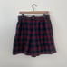 Vintage Plaid Checker Hipster Hippie Artsy Art Boho Bohemian School Work Shorts