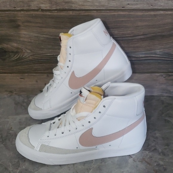 New Nike Blazer Mid 77 White High Top Sneakers