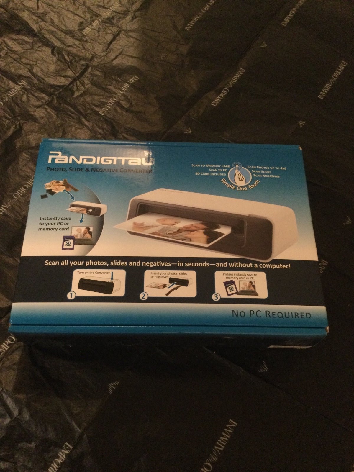 Pandigital Photolink One-Touch PANSCN05 4-Inch x6-Inches Photo/Slide Scanner