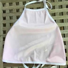 Luvs Boutique Pink Satin Halter Top