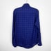 Ledbury Dark Blue Pink Check Print Button Up Dress Shirt Slim Fit Size Medium