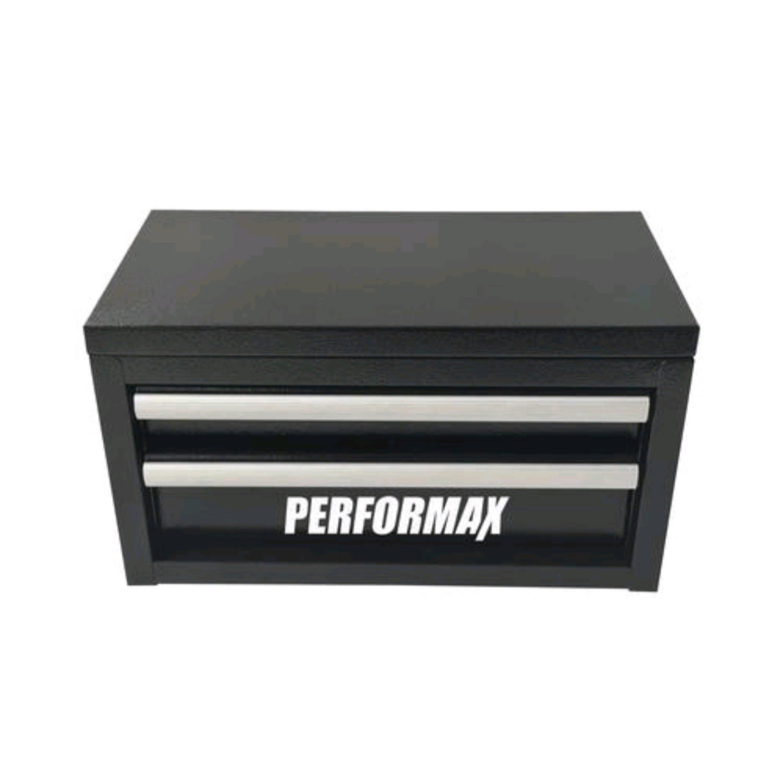 Performax 2-Drawer Black Steel Mini Tool Box