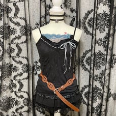 ♥︎︎∗︎*゜y2k Fairy Grunge Darkcore Goth Lolita Lace Ribbon Cami