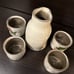 ZPOTS Pottery Christmas “A Shot Of Joy” Pitcher & Shot Glass Set VanHendrick