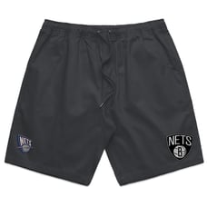 Custom made walking shorts nets embroidery