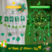 Window Lights,11.6IN 74LED Green Iron Frame Silhouette Lights