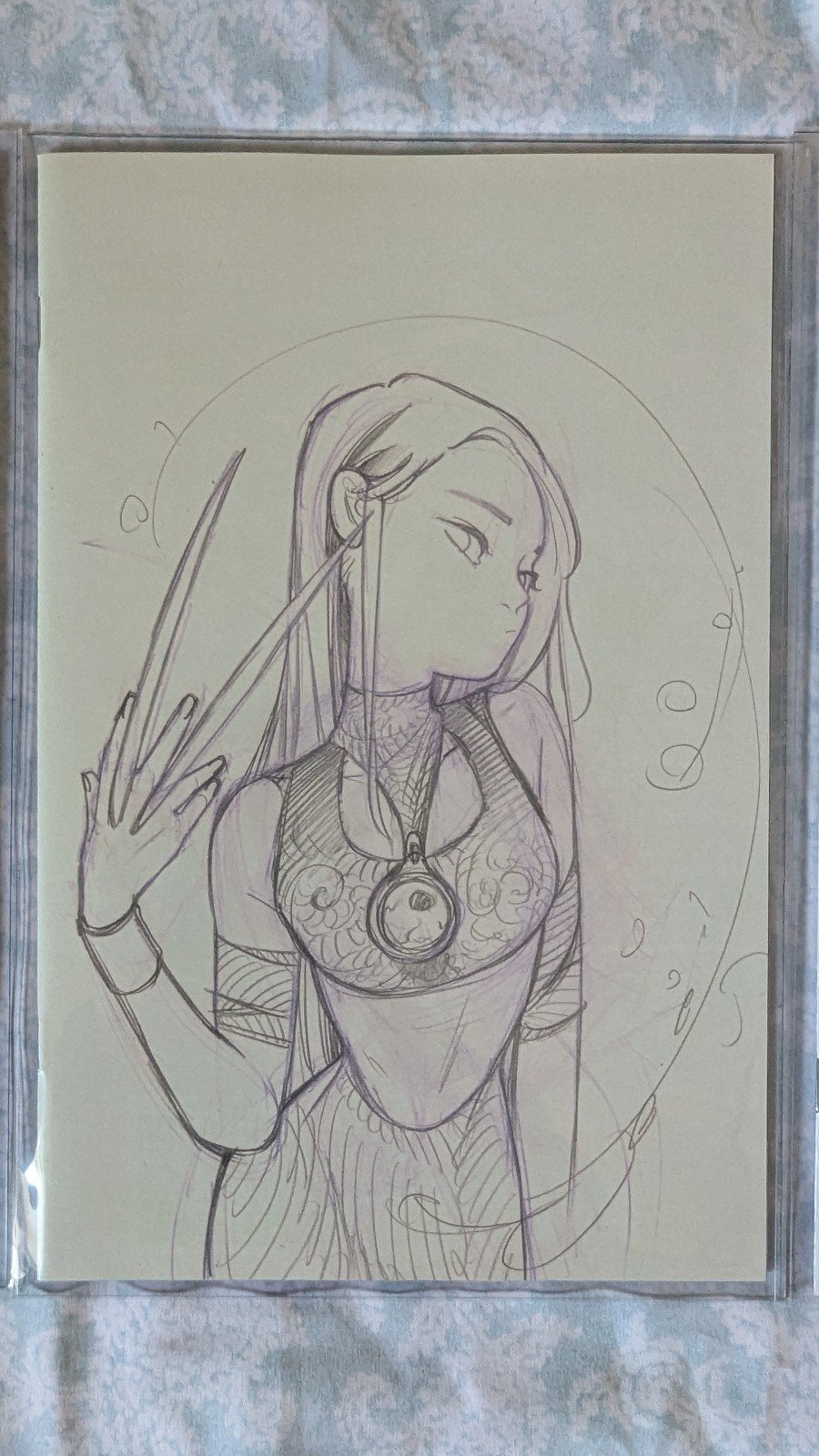 LAURA KINNEY WOLVERINE #1 Peach Momoko Sketch, Bloody Virgin