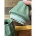 Light Green Winter Tree Cookie Jar 14” Tall