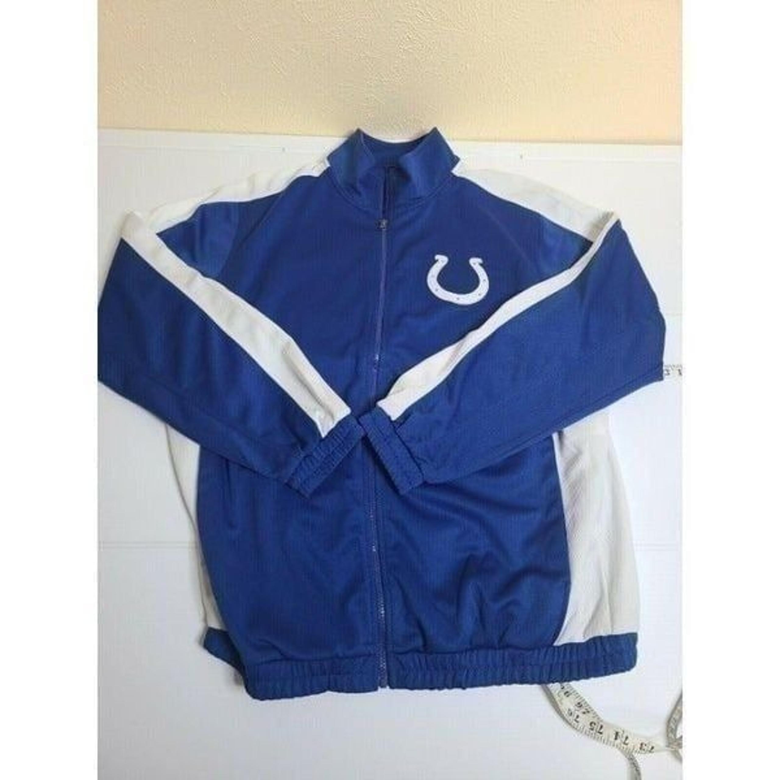 G-III Sports NFL Indianapolis Colts Men Full Zip Jacket, Size-Large,